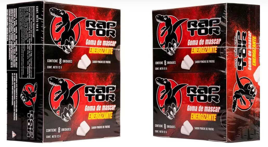 Goma de Mascar Raptor