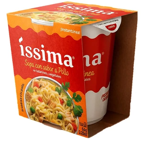 Issima Sopa Instantánea Sabor a Pollo 64g