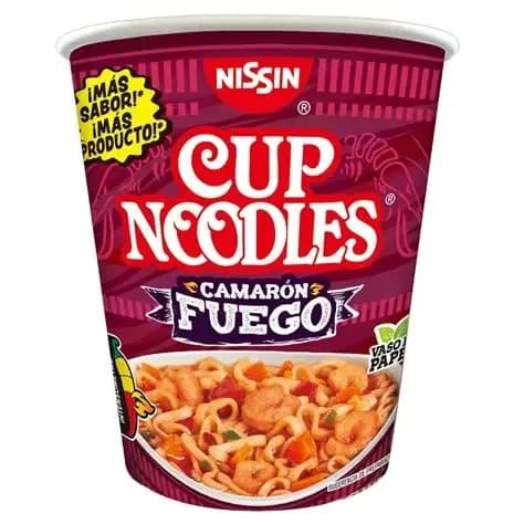 Nissin Cup Noodles Camarón Fuego